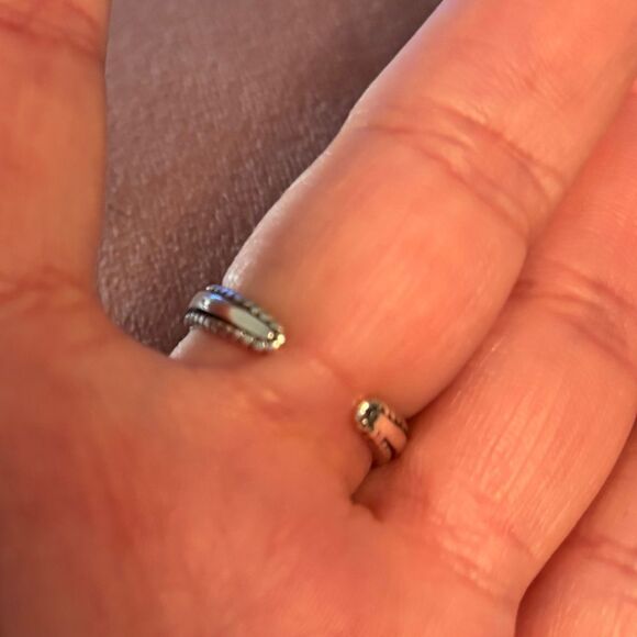 The big rectangle ring in 925 silver - Picture 6 of 10